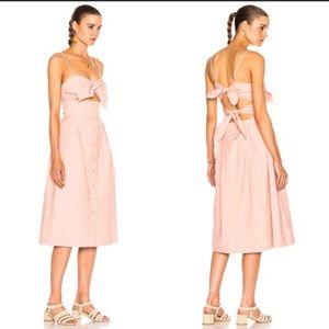 SEA NEW YORK Pink front tie dress Size 2